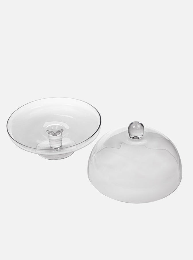 Cake dome and plate - FOX HOME CA STORE