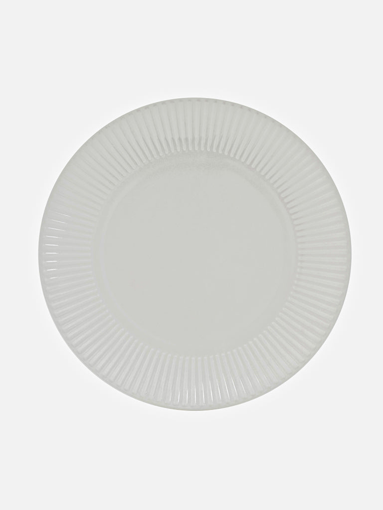 Comby porcelain dinner plate - FOX HOME CA STORE
