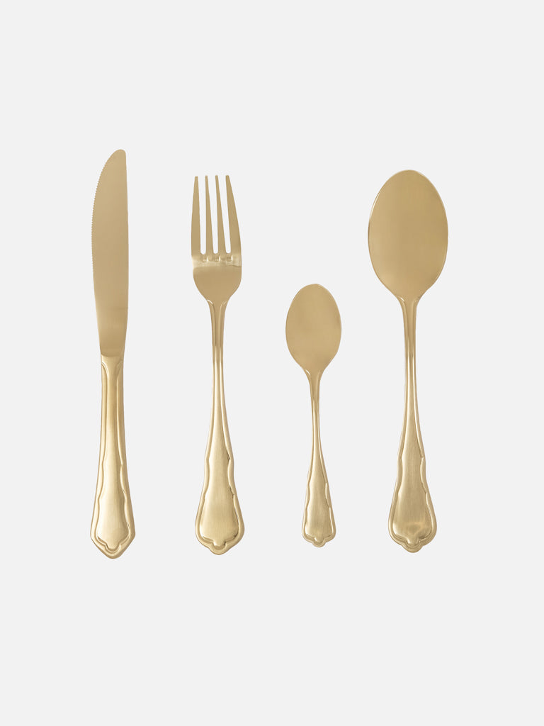 Diana 24 Piece Stainless Steel Flatware Set - FOX HOME CA STORE