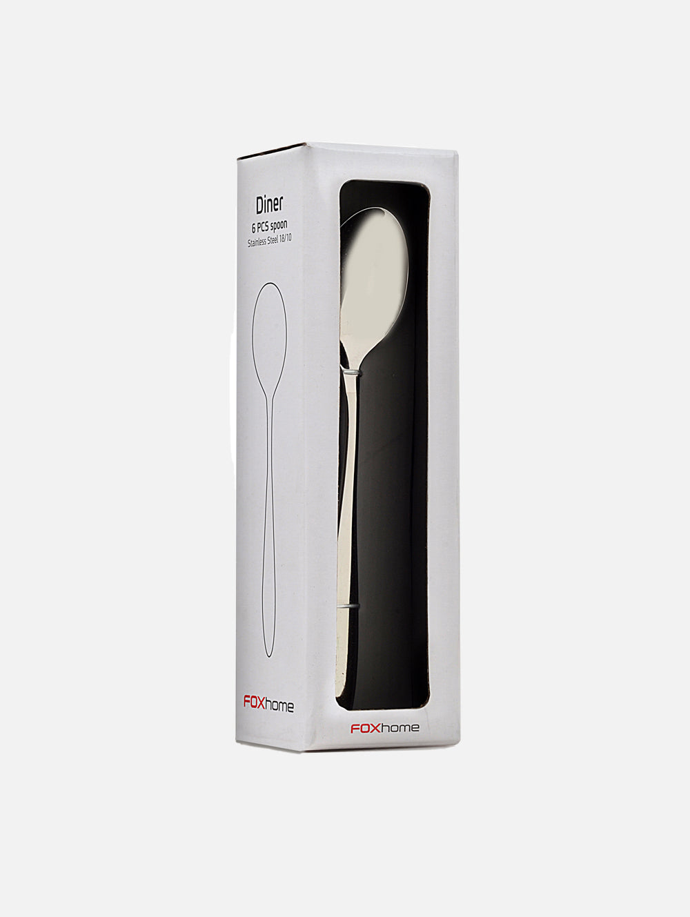 Diner 6 piece spoons set - FOX HOME CA STORE
