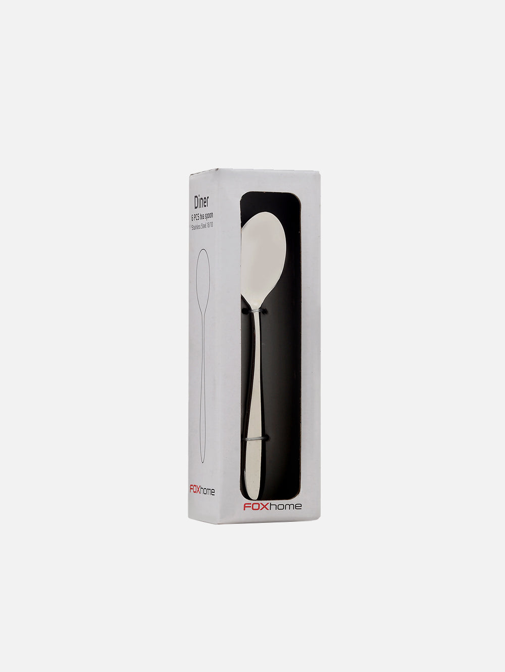 Diner 6 piece teaspoons set - FOX HOME CA STORE
