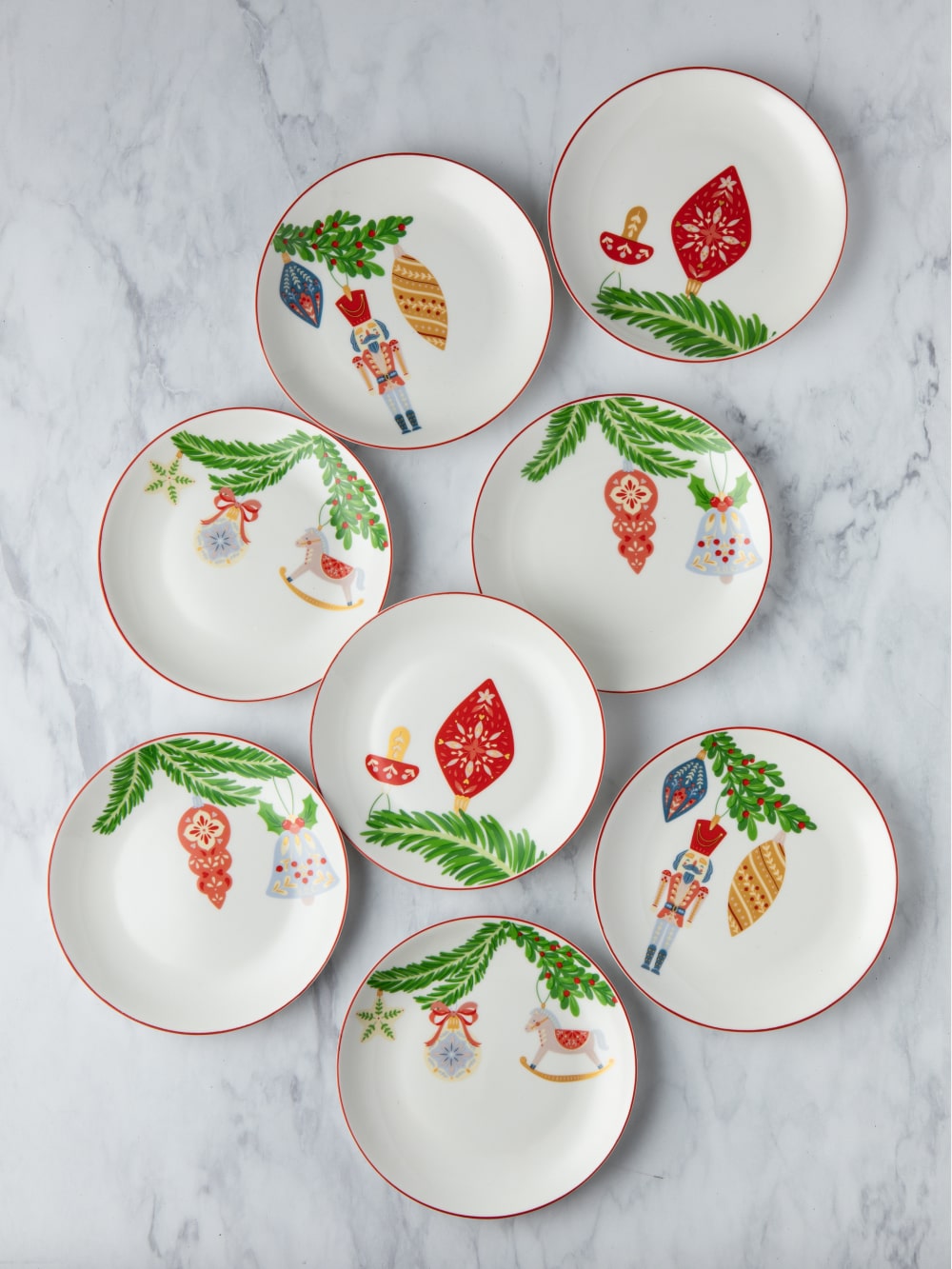 Carol Dessert Plates- set of 4