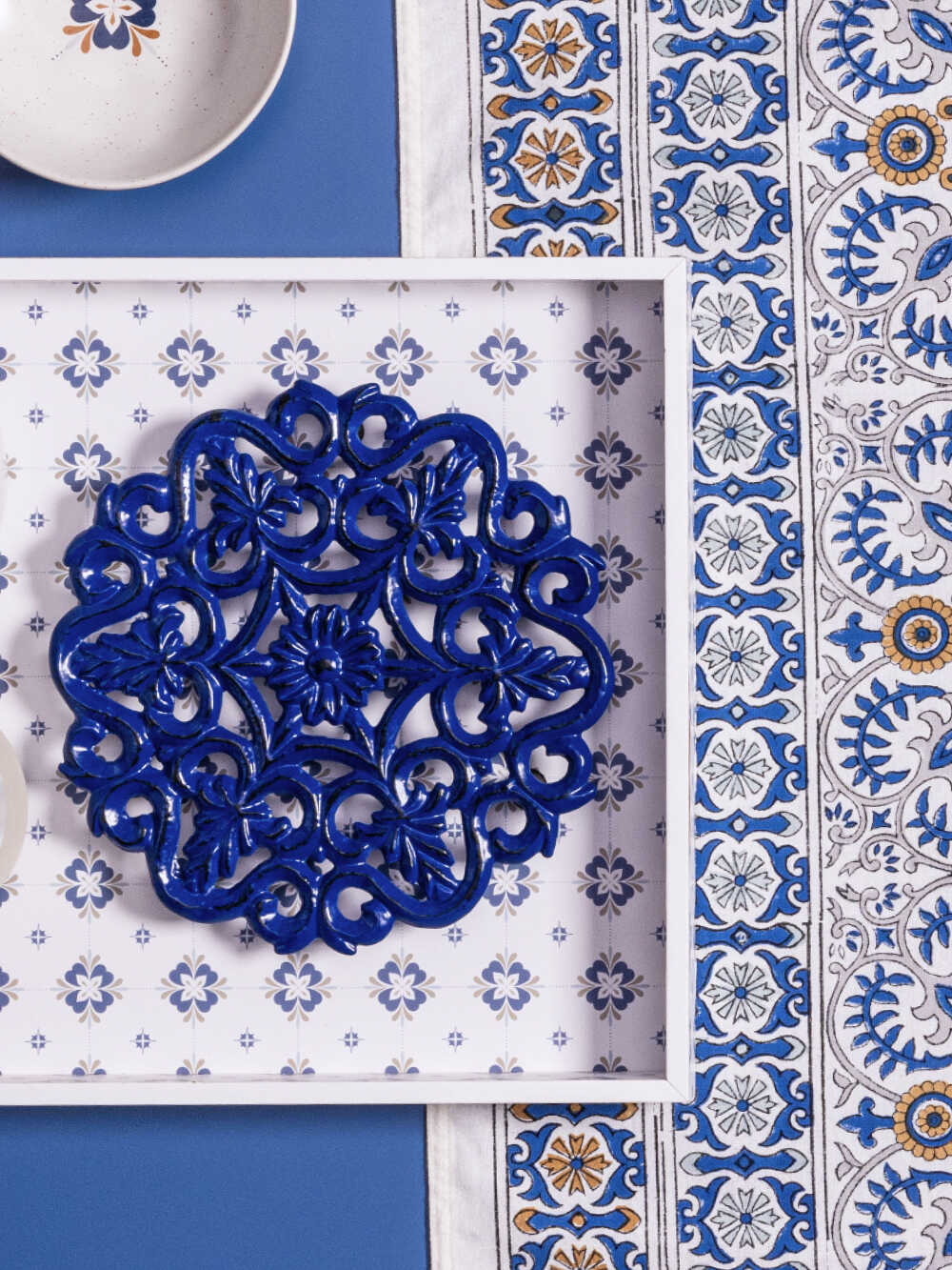 Kalimera Rectangular Serving Tray - FOX HOME CA STORE
