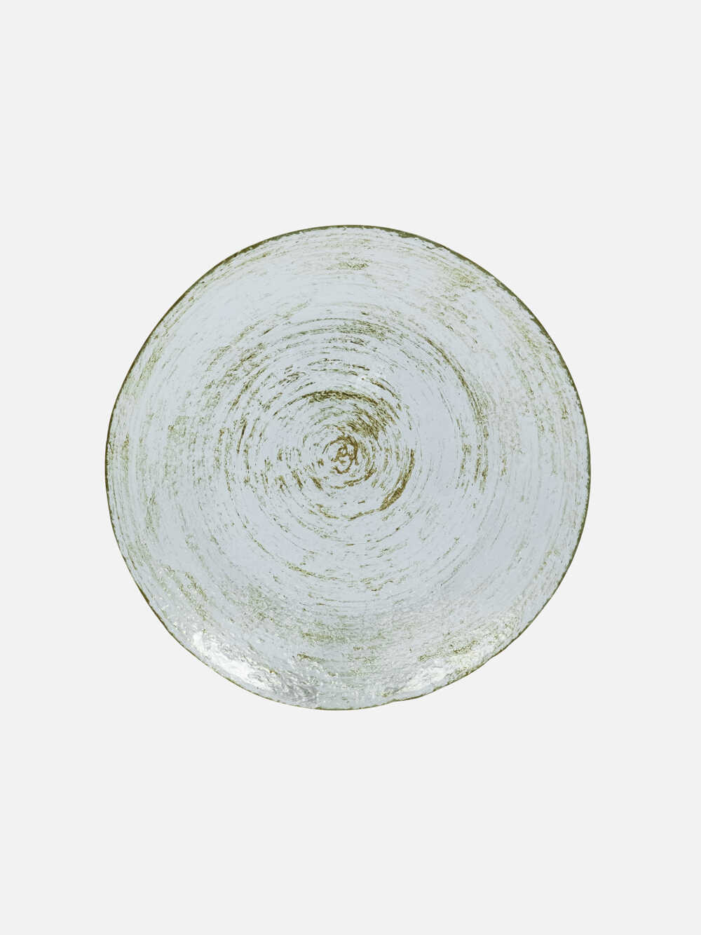 ORO glass salad plate - FOX HOME CA STORE