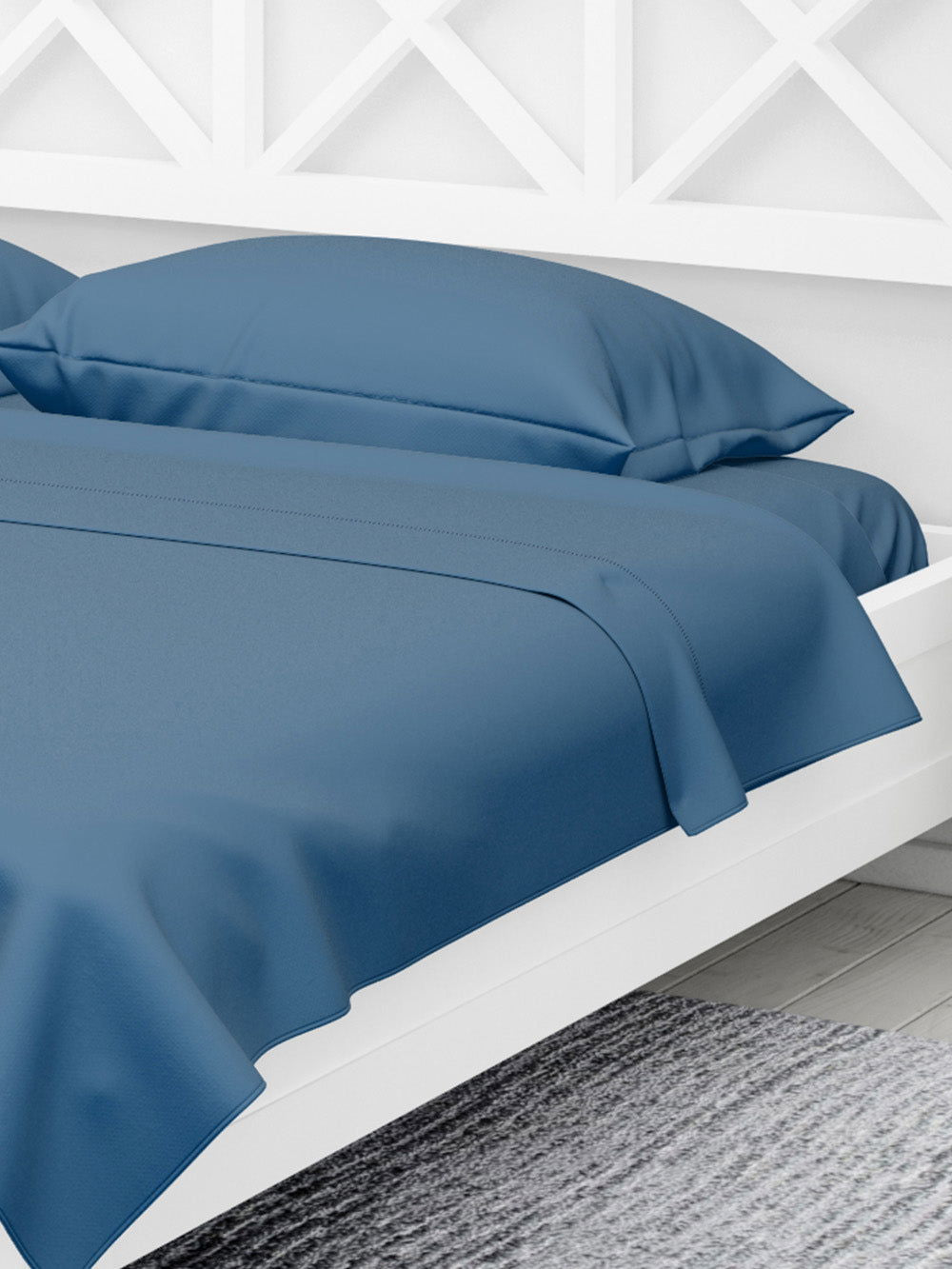Sateen Solid Flat Sheet - FOX HOME CA STORE