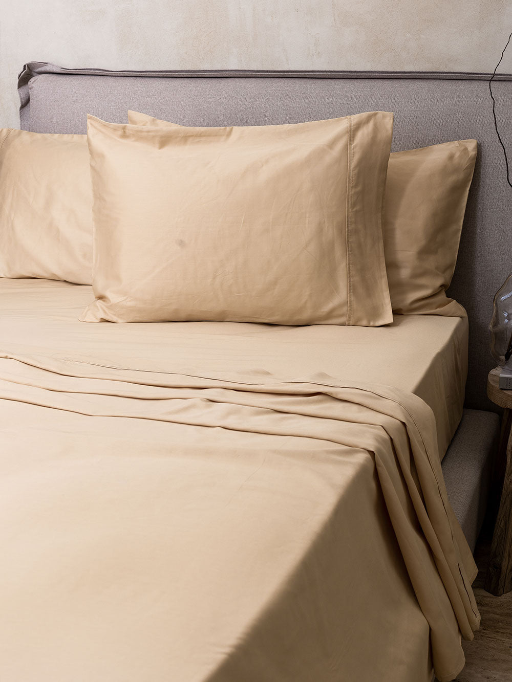 Satin Solid Sheet Set - FOX HOME CA STORE