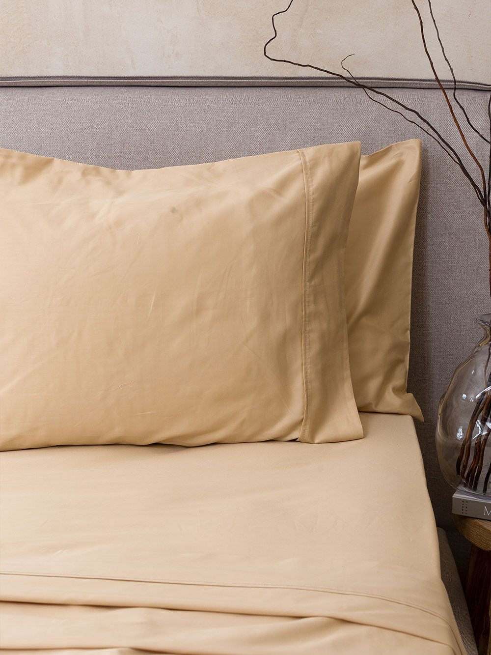 Satin Solid Sheet Set - FOX HOME CA STORE