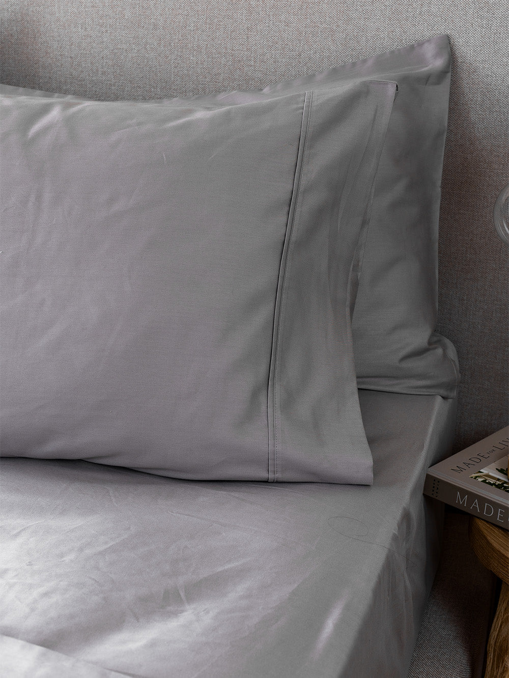 Satin Solid Sheet Set - FOX HOME CA STORE