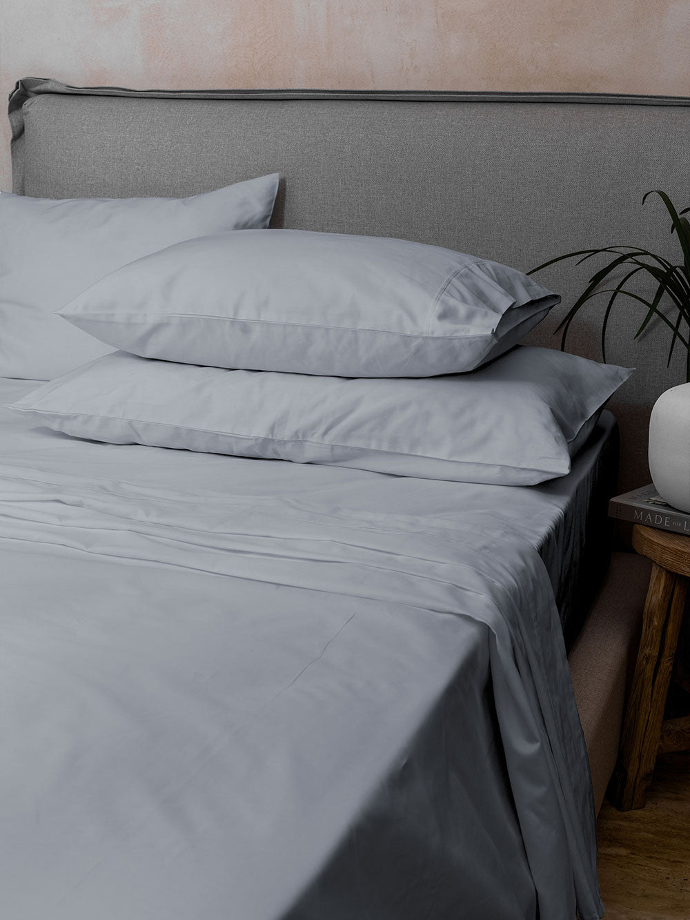 Satin Solid Sheet Set - FOX HOME CA STORE