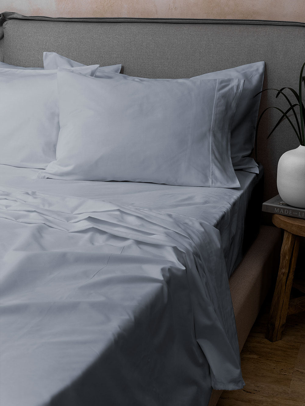 Satin Solid Sheet Set - FOX HOME CA STORE