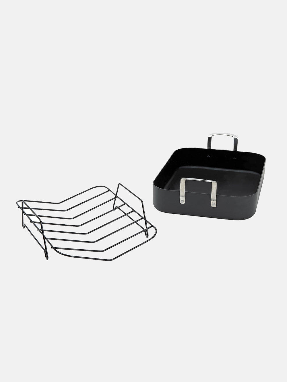 Stainless-Steel Roasting Pan with Rack - FOX HOME CA STORE