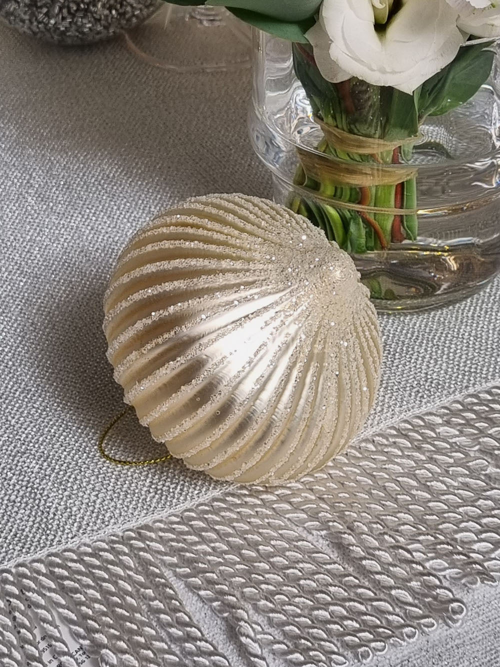 gold Glass Onion Ornament