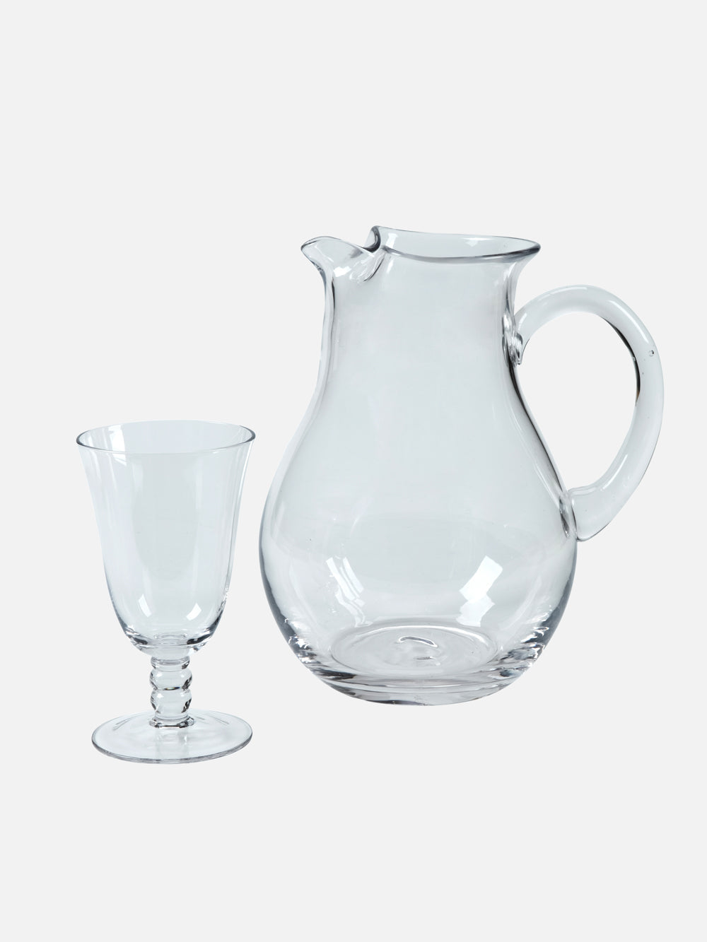 Vintage Glass Pitcher - FOX HOME CA STORE