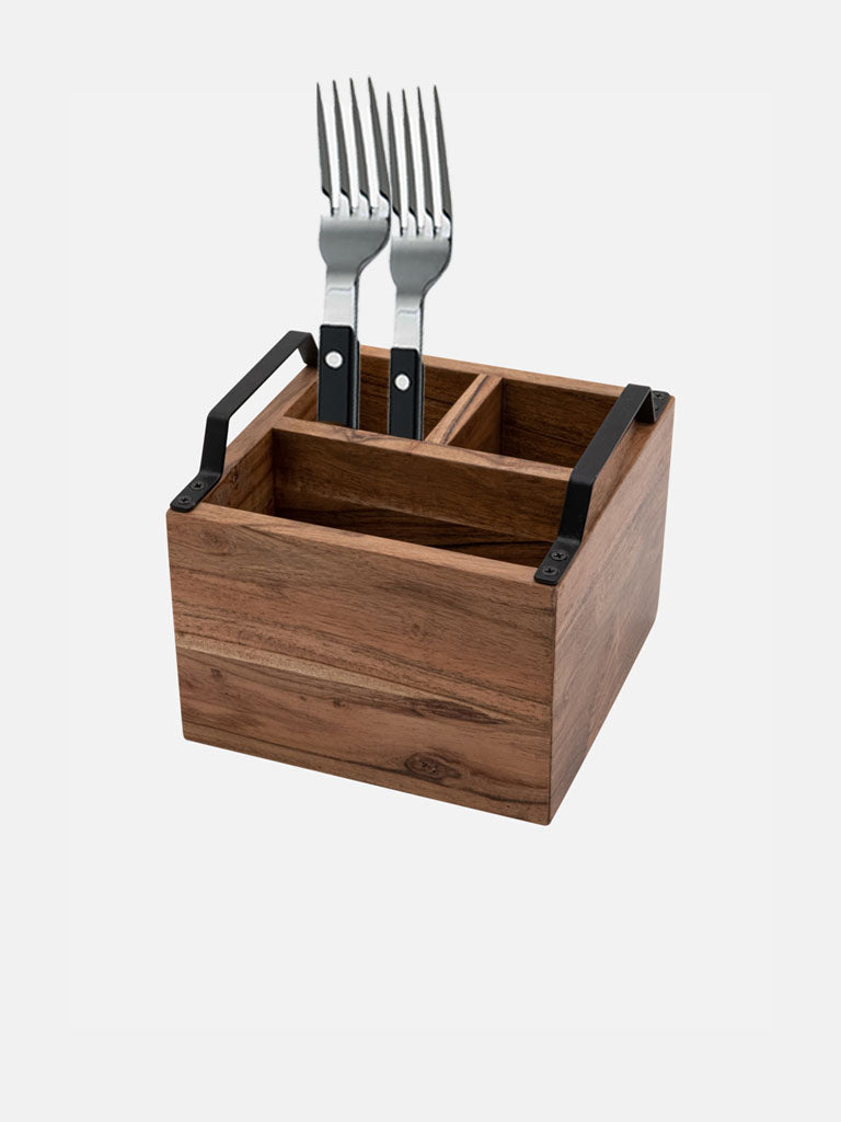 Woody cutlery stand - FOX HOME CANADA