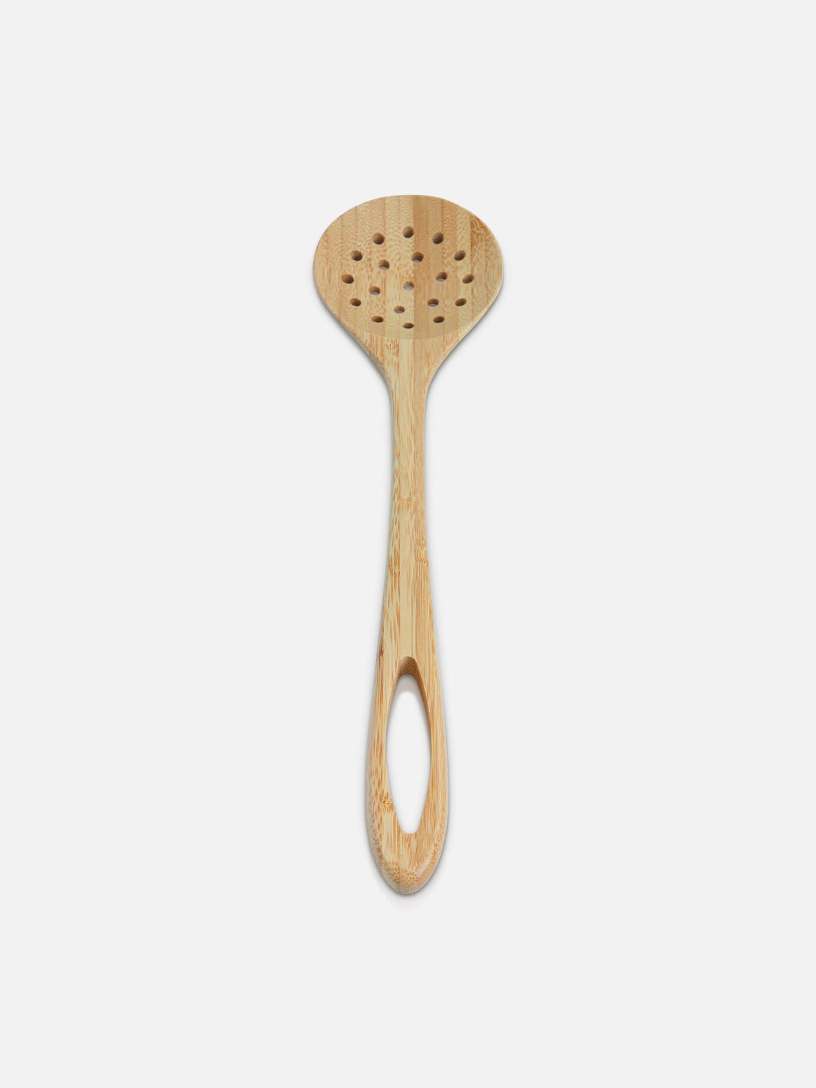 bamboo wood Slotted Spoon - FOX HOME CA STORE