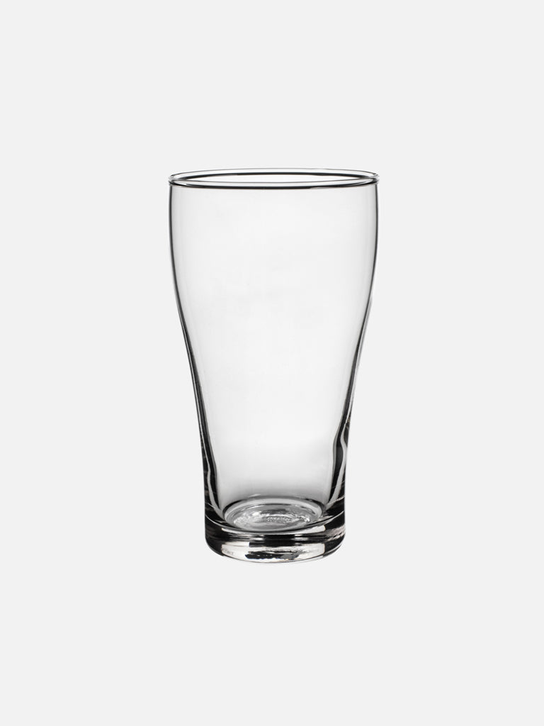 Conical beer glass