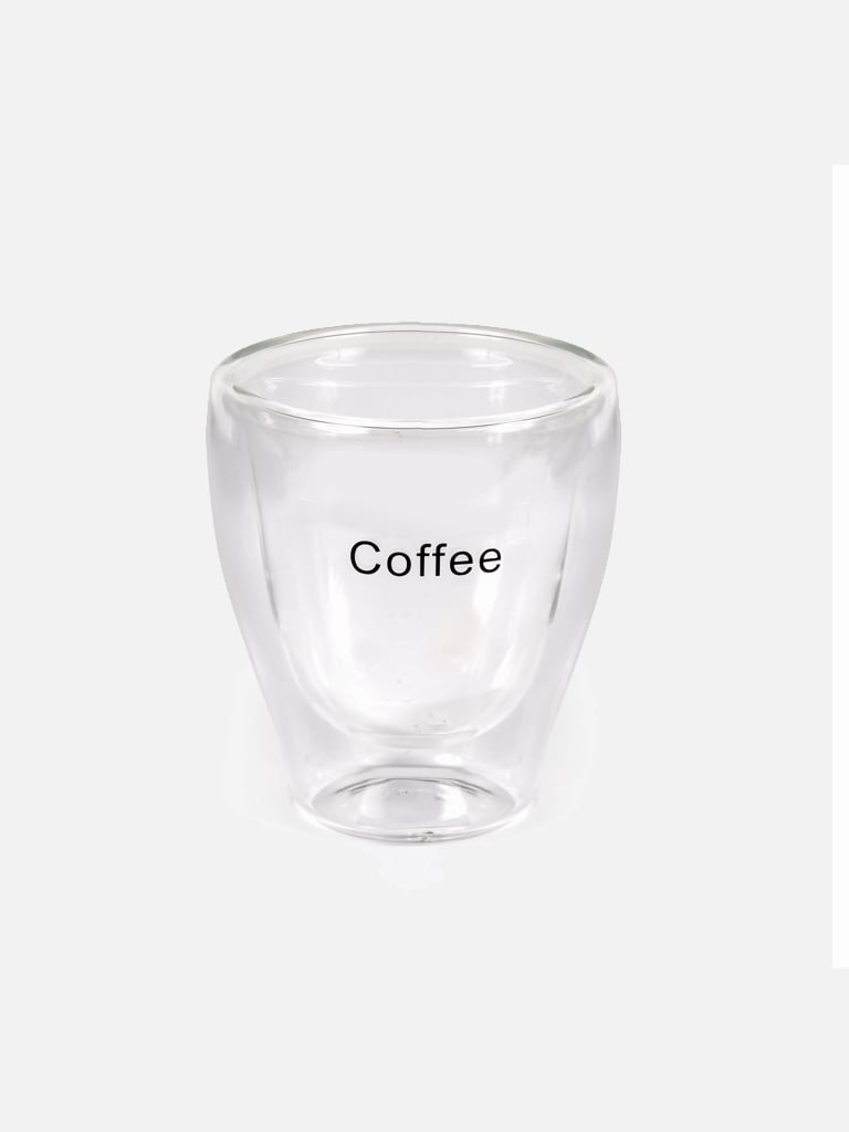 Double Walled Glass Coffee Mug