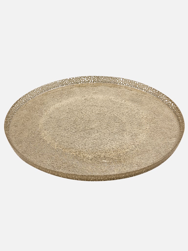 CRACKLE Round Serving Platter