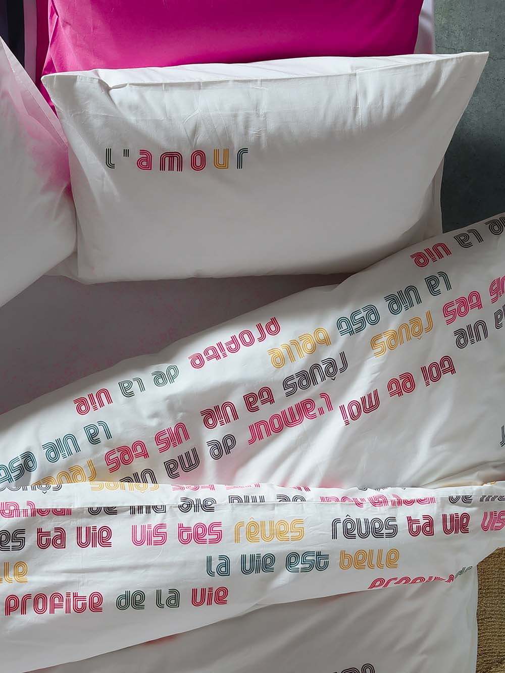 L'amour Percale Pillowcase