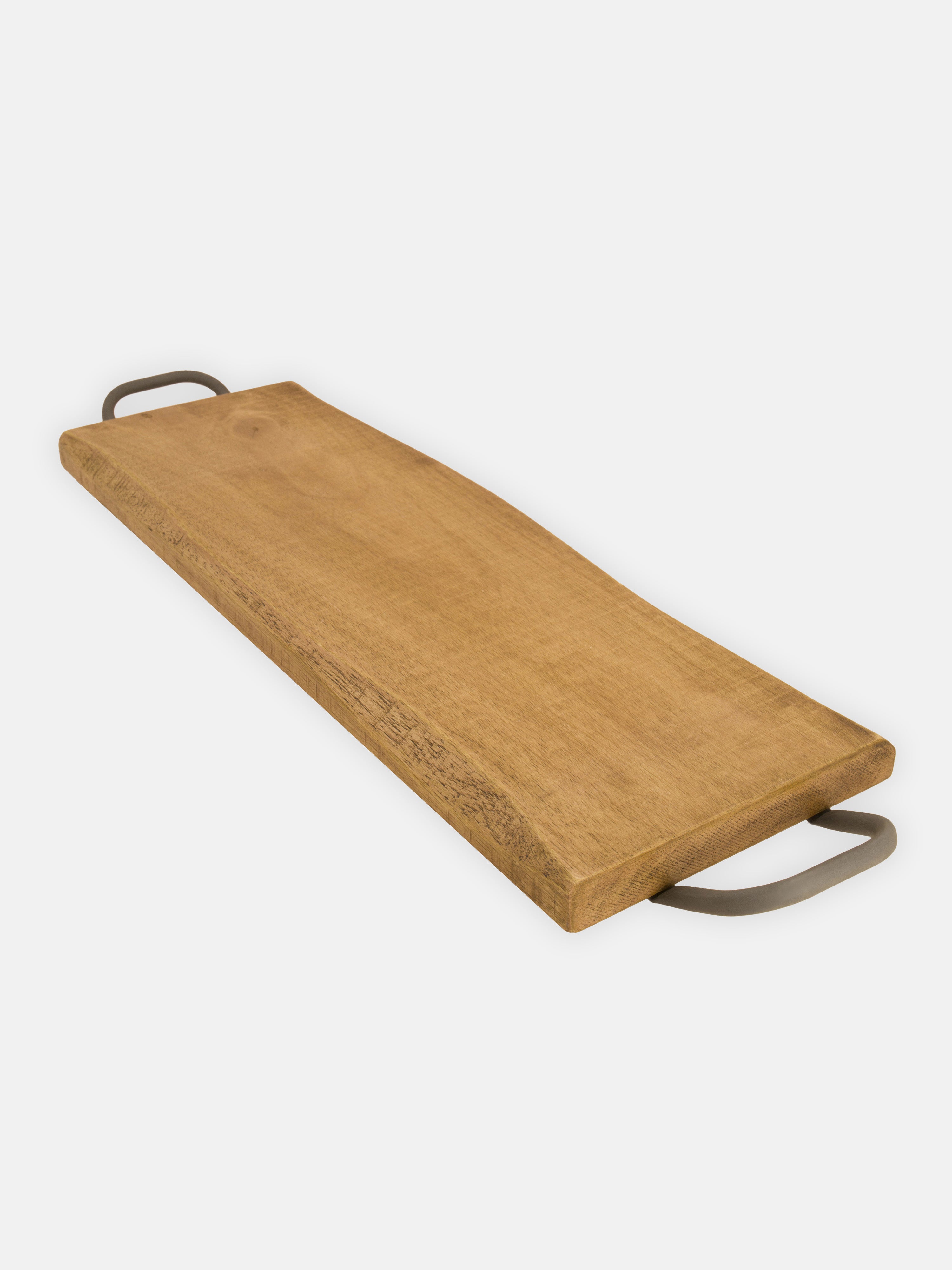 Wood serving board