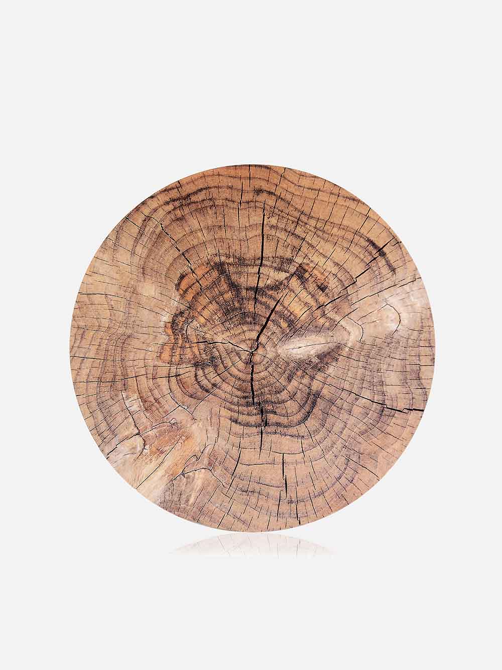 Wood round placement