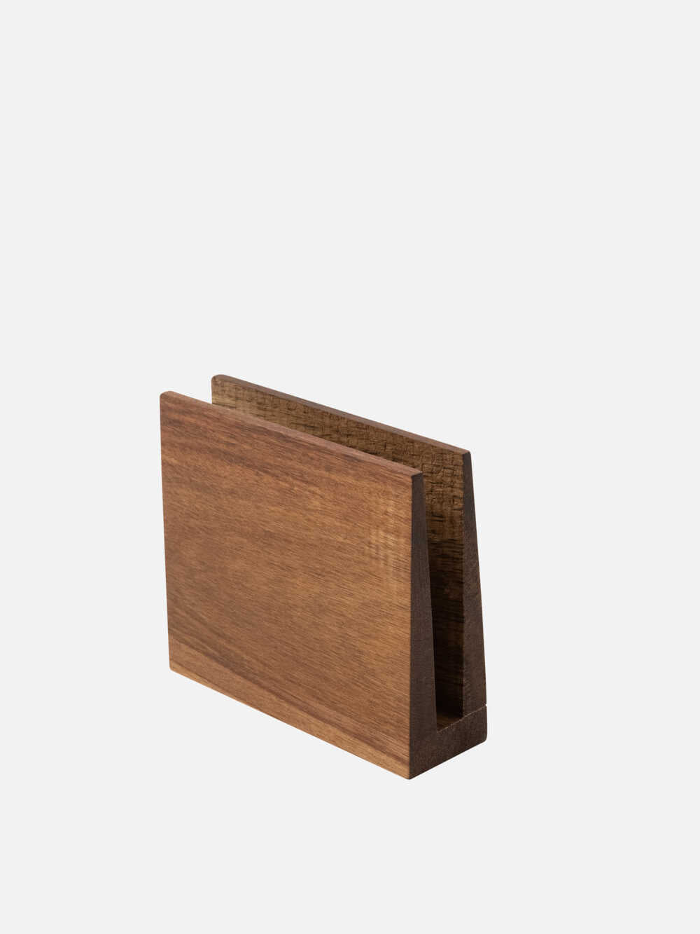 Wood napkin holder