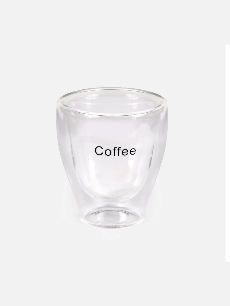 Double Walled Glass Coffee Mug - FOX HOME CA STORE