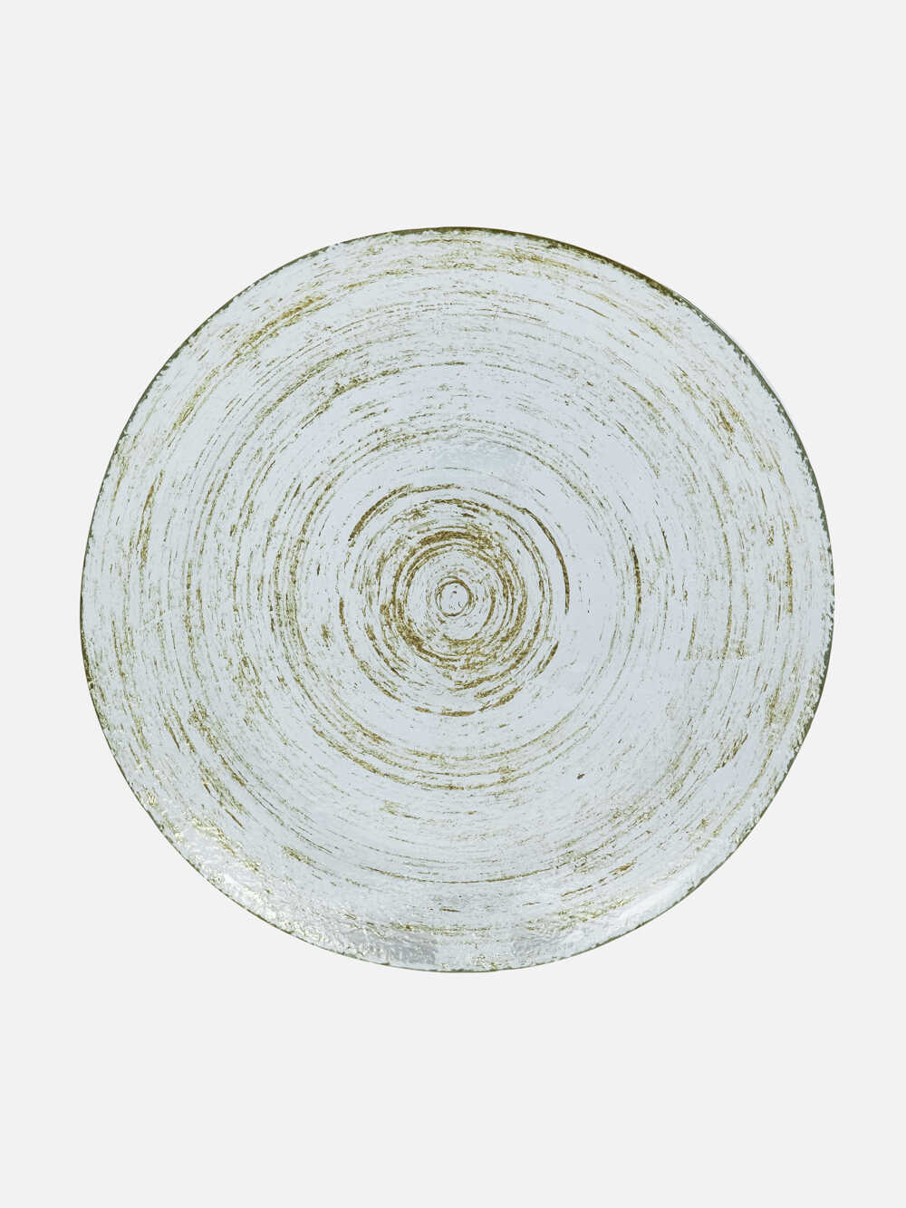 ORO glass dinner plate - FOX HOME CA STORE