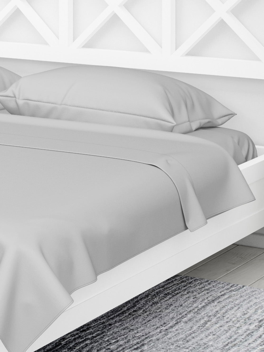 Sateen Solid Flat Sheet - FOX HOME CA STORE