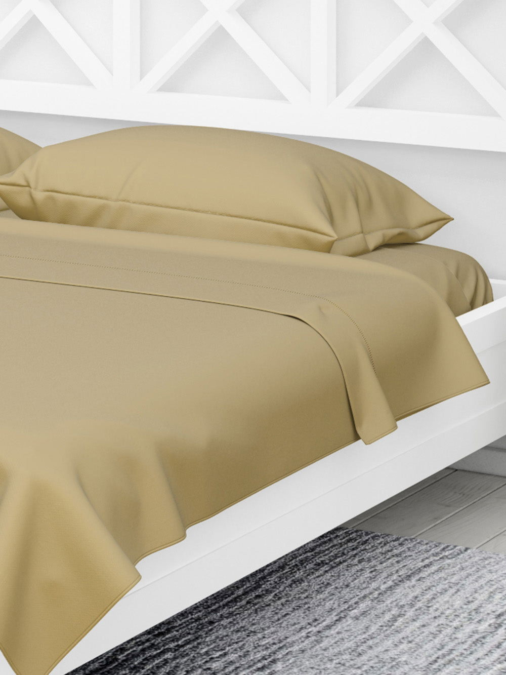 Sateen Solid Flat Sheet - FOX HOME CA STORE