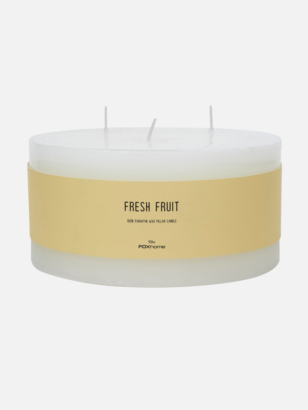 White Pillar Candle - FOX HOME CA STORE